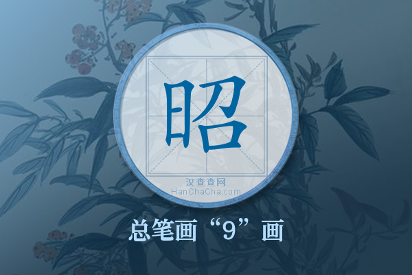 昭字有多少笔画