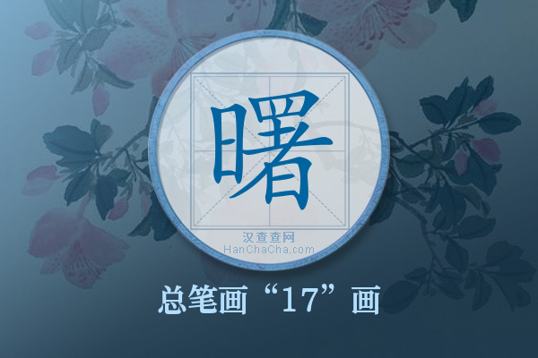 曙字有多少笔画