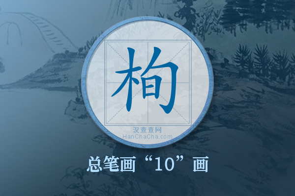 栒字有多少笔画