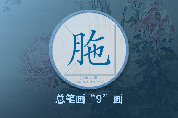 胣字有多少笔画
