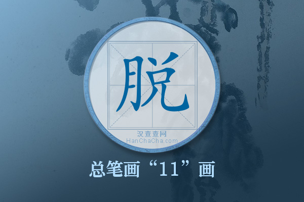 脱字有多少笔画