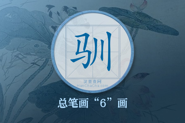 驯字有多少笔画