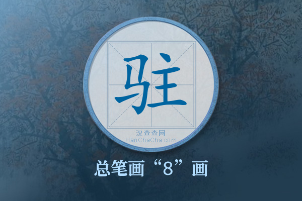 驻字有多少笔画