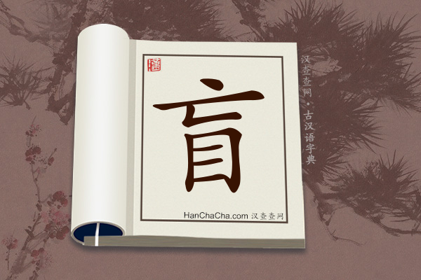 古汉语(文言文)字典“盲”字