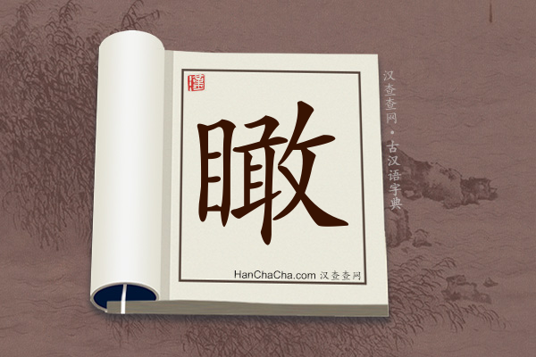 古汉语(文言文)字典“瞰”字