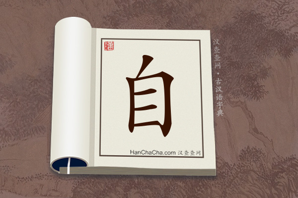 古汉语(文言文)字典“自”字