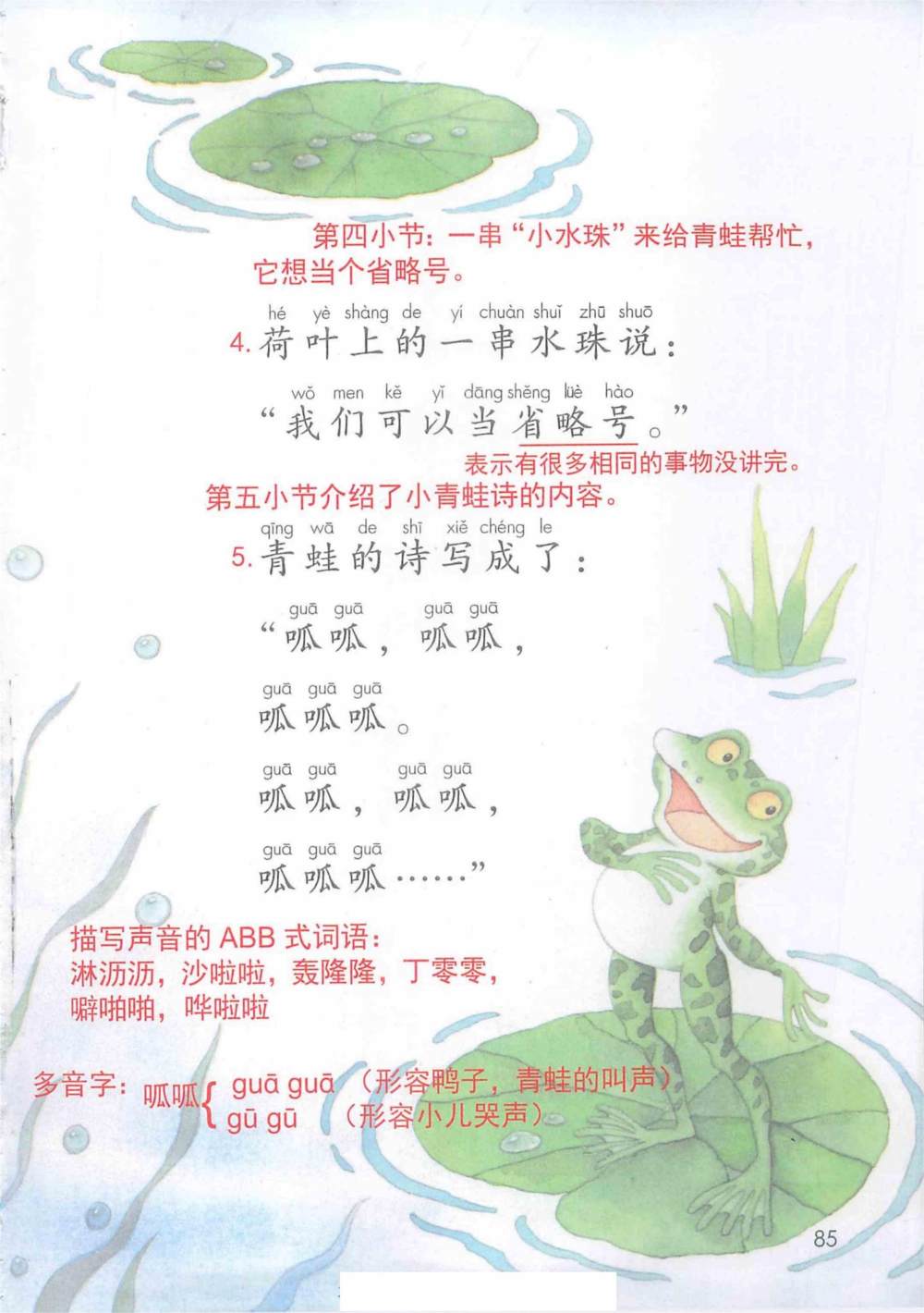 《青蛙写诗》课堂笔记
