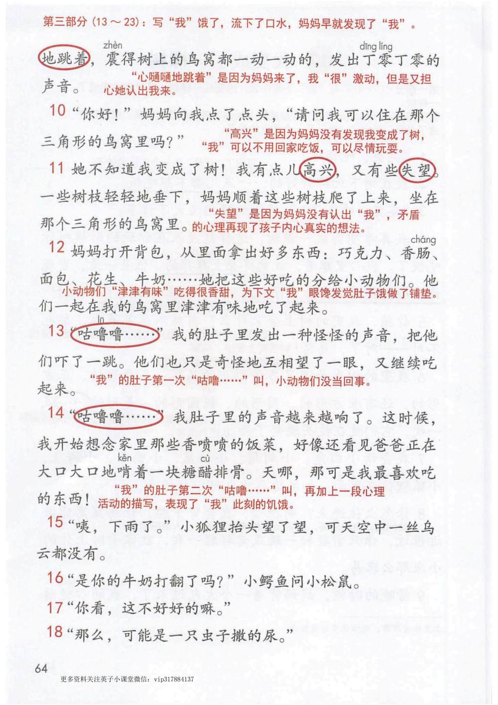 《我变成了一棵树》课堂笔记