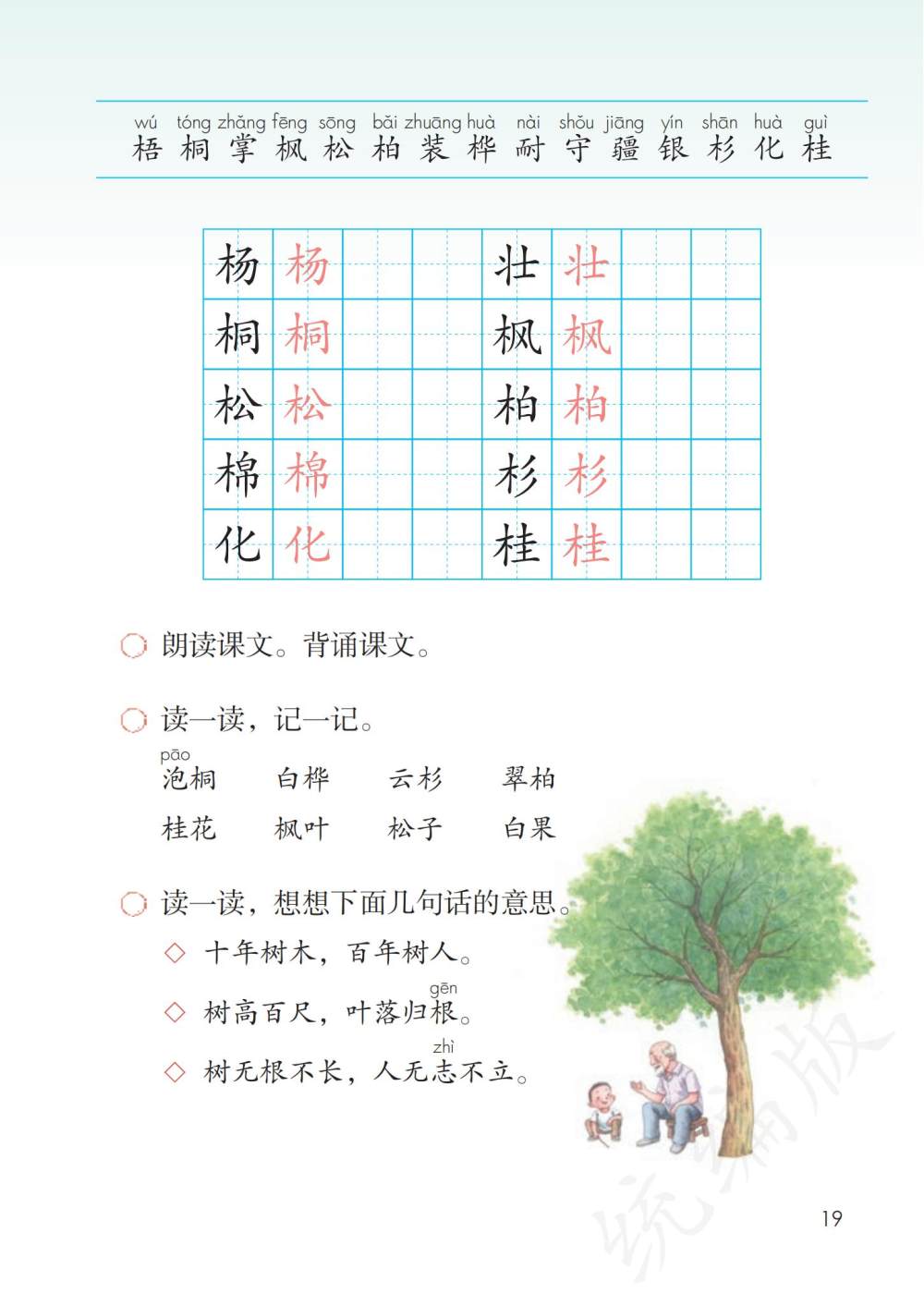 《树之歌》课文