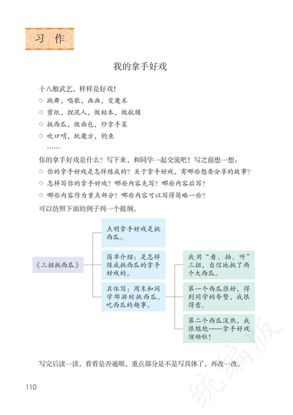 习作：我的拿手好戏