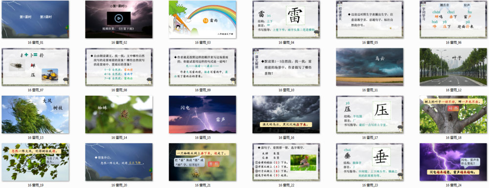 《雷雨》教学课件