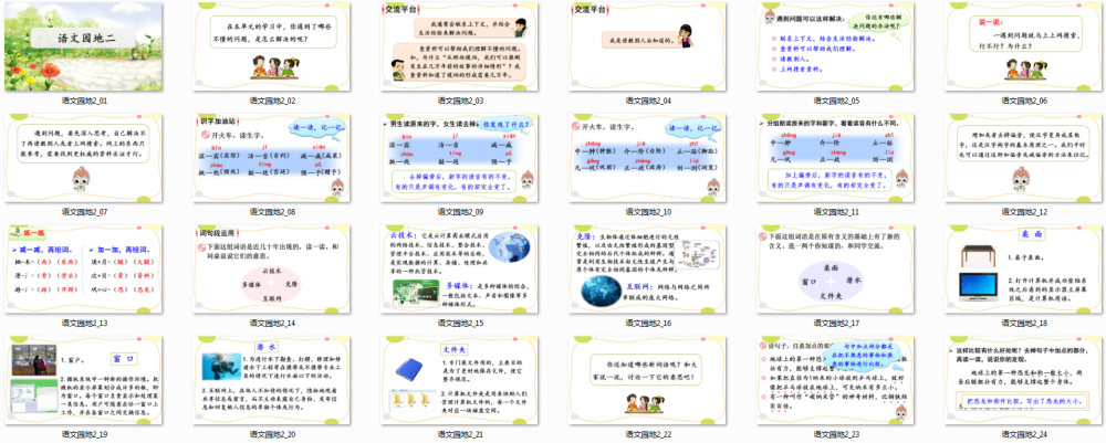 四年级下册《语文园地二》教学课件