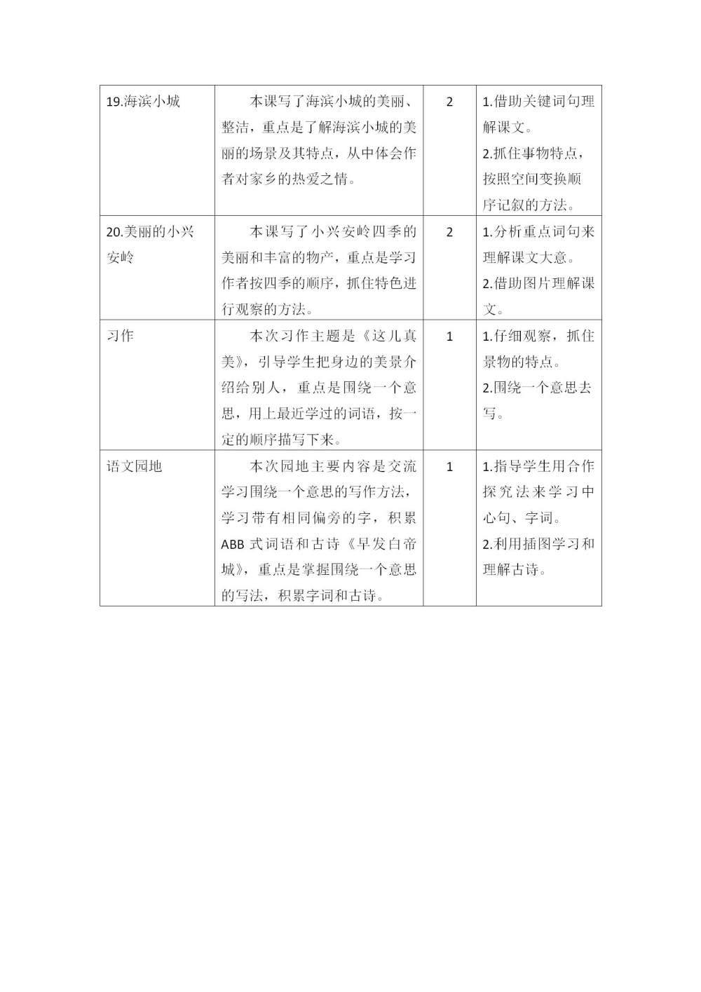 三年级语文(上册)第六单元教学初探