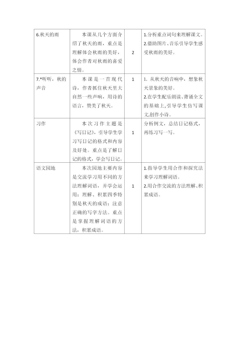 三年级语文(上册)第二单元教学初探