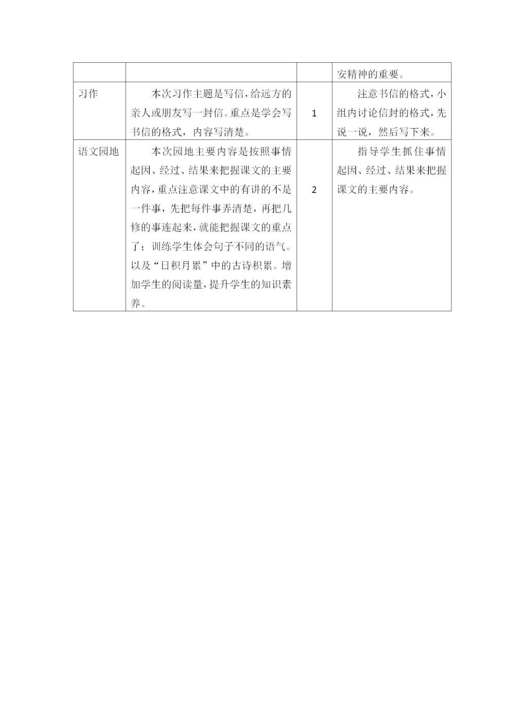 四年级语文(上册)第七单元教学初探