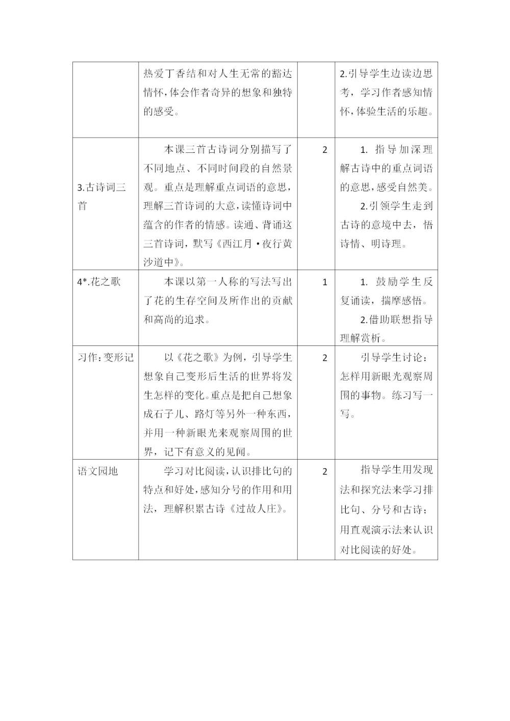 六年级语文(上册)第一单元教学初探