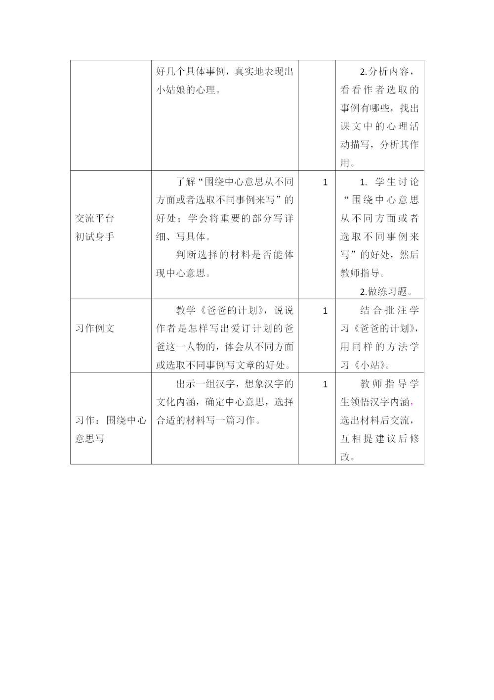 六年级语文(上册)第五单元教学初探